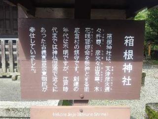 宮ノ下箱根神社の参拝記録(ひでまるさん)