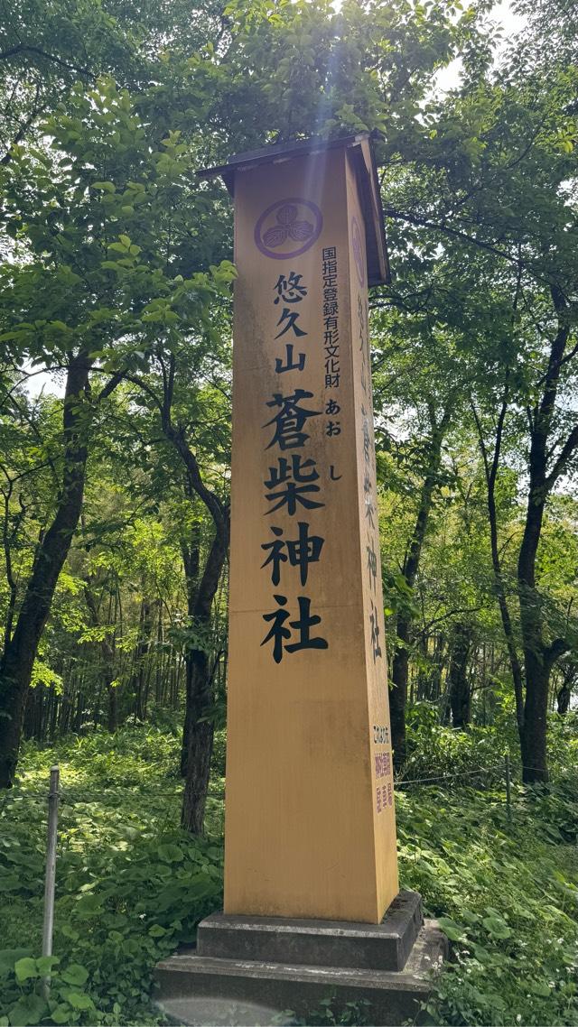 蒼柴神社の参拝記録7