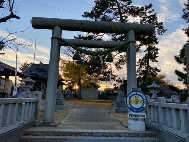 千里浜神社の参拝記録(村長さん)