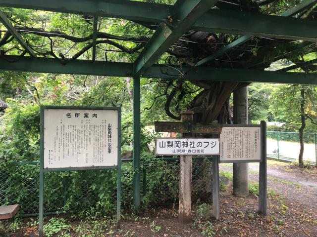 山梨県笛吹市春日居町鎮目1696 山梨岡神社の写真12