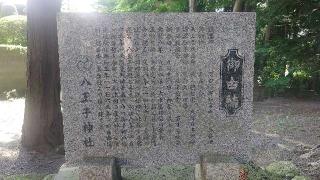 八王子神社の参拝記録(りょうまさん)