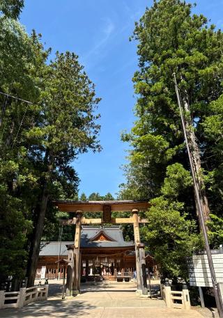 穂高神社の参拝記録(竜胆の花さん)