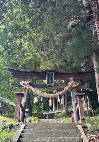 子檀嶺神社の参拝記録(竜胆の花さん)