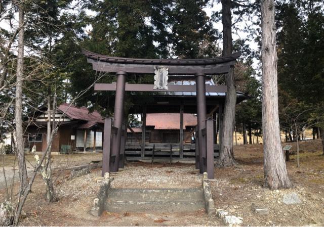 長野県北安曇郡池田町大字会染花見2761 諏訪神社（花見）の写真1