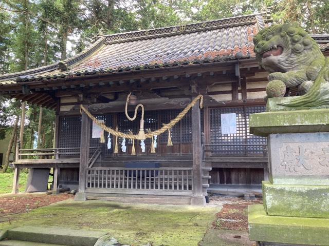 諏訪稲荷社合殿の参拝記録1