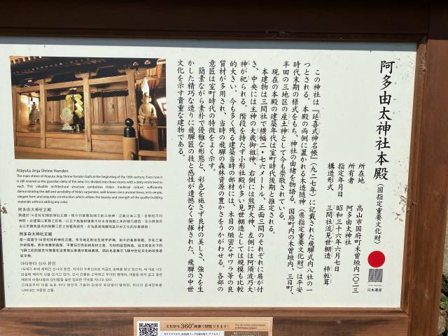 岐阜県高山市国府町木曾垣内1023番地 阿多由太神社の写真8