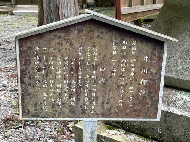 井川神社の参拝記録1