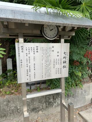 七所神社の参拝記録(清正さん)