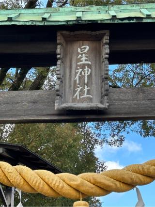 星神社の参拝記録(シンヤさん)