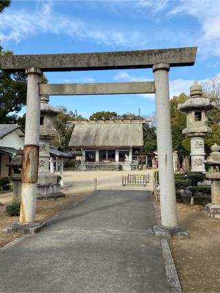津賀田神社の参拝記録(シャモさん)