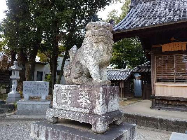 愛知県知立市上重原町村上102 八劔社（上重原八劔社）の写真7